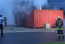 Übung in der Brandsimulationsanlage Schneeheide » Übung-Schneeheide